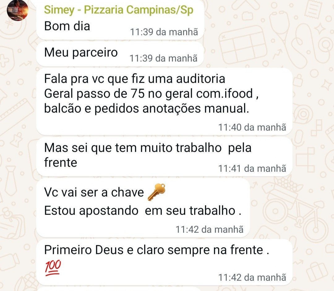 Print de conversa no WhatsApp com Simey